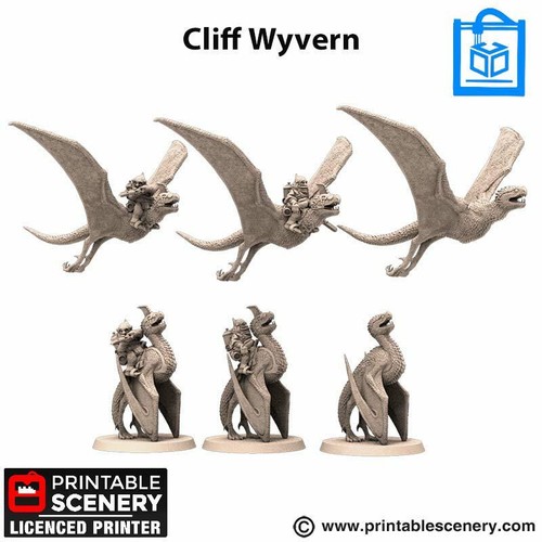 Cliff wyvern fantasy tabletop - wyvern,