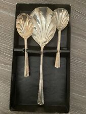 Vintage Yeoman Silver Plate - EPNS - 6 Dessert Spoons & 1 Serving Spoon - VGC