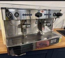 commercial coffee machine iberital black 2 group plus equipment 