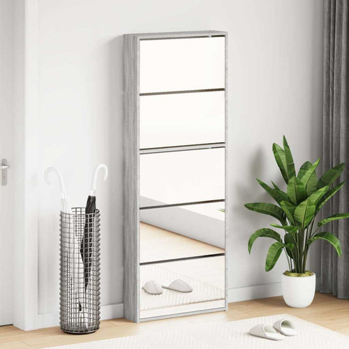 Shoe cabinet door grey - cabinet, 5-door