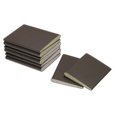 8Pcs Door Corner Seals, Self-Adhesive Door Frame Seal (2"x1.7", Brown)