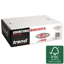 Biscuit Joints 1000pcs Jointing Carpentry Woodworking BSC/0/1000F Trend Tools