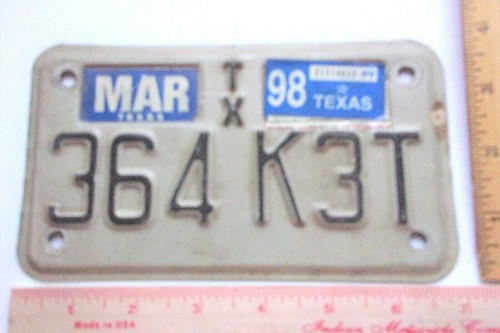 1970s texas motorcycle license - 1970s,