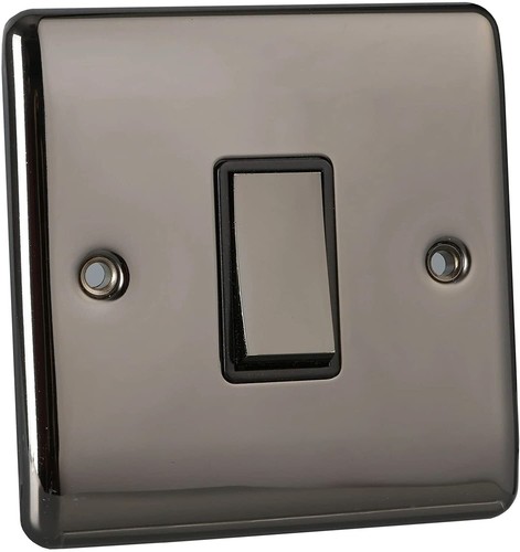 Black nickel polished sockets - polished,