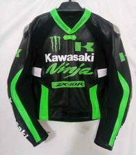 NEW KAWASAKI MOTORBIKE MOTORCYCLE  MOTOGP MEN'S RACING BIKER JACKET