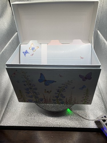 Recipe box with - recipe, dividers