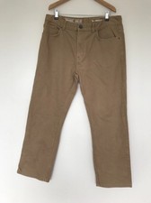 Tu Beige Straight Fit 100% Cotton Pre-Owned Denim Jeans Size W36 L30 Mens