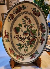 Woods Burslem Indian Tree Oval Serving Plate/ Platter [B3]