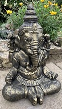 STONE GARDEN LARGE GOLD GANESH