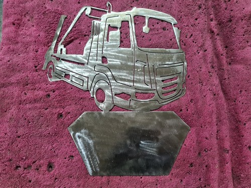 Cnc plasma metal art daf - metal, skip