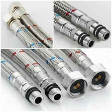 M10 Basin Hose Pipe Flexible Tap Connectors Flexi Tails Monobloc Mixer Tap Pipes