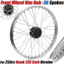 21" x 1.4 Front Wheel Rim Hub 36 Spokes for 250cc Hawk 250 Carb Version Pit Bike