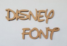  Wooden MDF SINGLE Letters 3mm