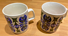 2 Vintage 1960-70s Staffordshire Potteries mugs