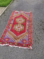 Vintage Handknotted  Prayer Rug