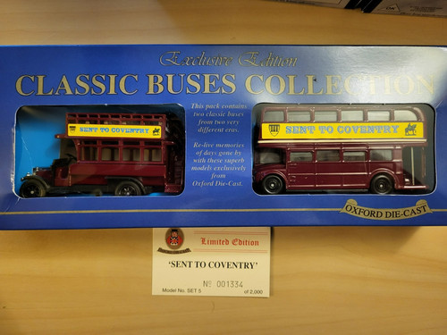 Oxford diecast classic buses - oxford,