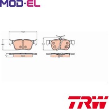 BRAKE PAD SET DISC BRAKE GDB2223 FOR HONDA CIVIC/X/Hatchback R16B1/N16A1 1.6L