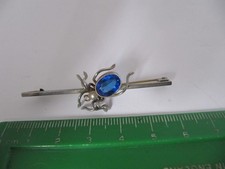 Antique spider bar brooch pin