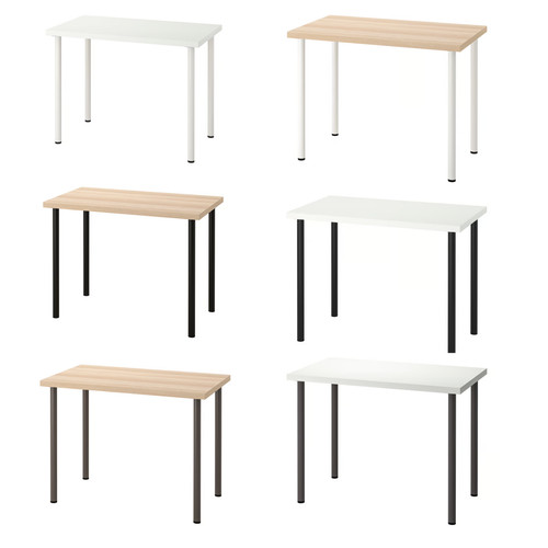 Ikea linnmon adils study desk - adils,