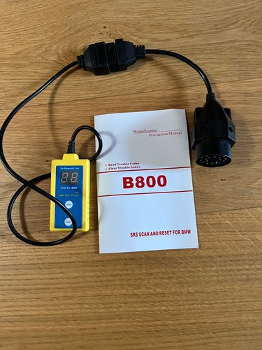 B800 srs airbag scan reset - airbag,