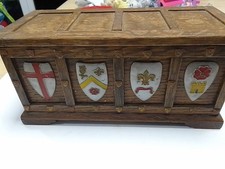 Vintage Wooden Tallent of Old Bond Street Musical Trinket/Jewellery Box