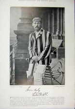 Original Old Antique Print