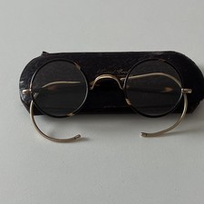 Antique Round  Faux Tortoise Shell Glasses Harry Potter /John Lennon Objc W1