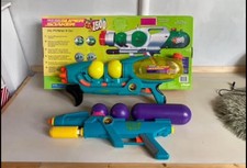 2 Genuine Vintage 90’s Larami Super Soakers XP105 & XP310 Plus Other Model Box
