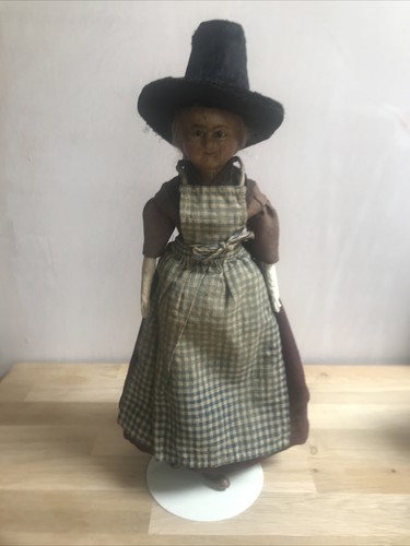 Antique wax over - doll,, 12"