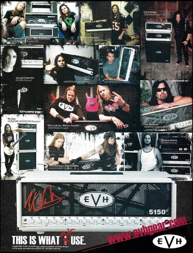 Evh 5150 guitar amp gojira - evh,