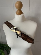 Vintage Leather Belt Carpenter Joiner American Buckle Co Hammer Saw Gift for Joe