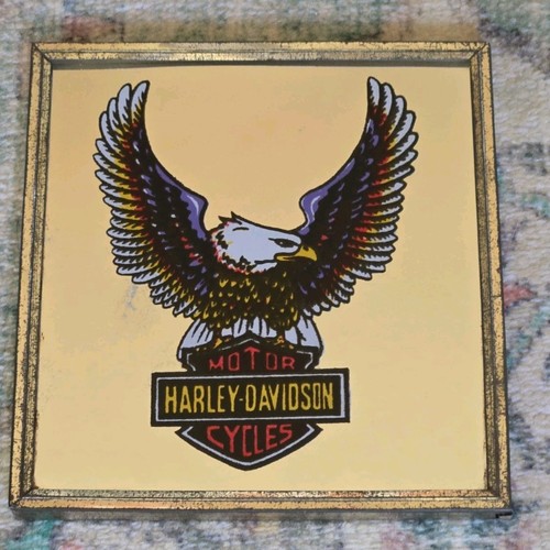 Harley davidson wall mirror - wall,