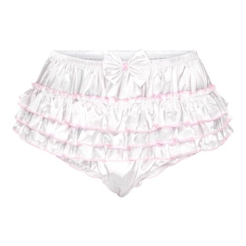 Sissy frilly ruffled french - ruffled,