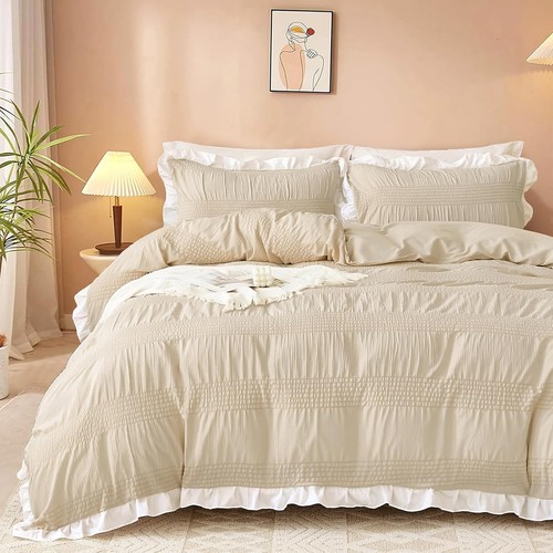 Duvet cover set seersucker - set,