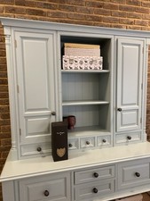 Large Dresser Cabinet In Duck Blue