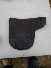 Polypad Saddle Shaped numnah. Black. Full Size