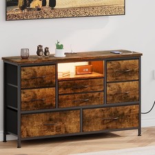 LED Chest of Drawers, 8 Drawer