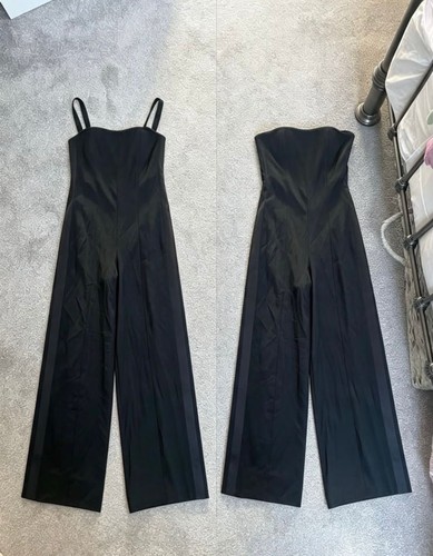 Black fluid crepe - black, 2-in-1