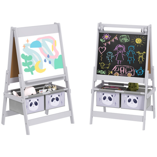 Aiyaplay kids easel with paper - kids,