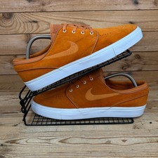 Nike Trainers Mens Size UK 10 SB Zoom Stefan Janoski Cinder Orange Skate Shoes