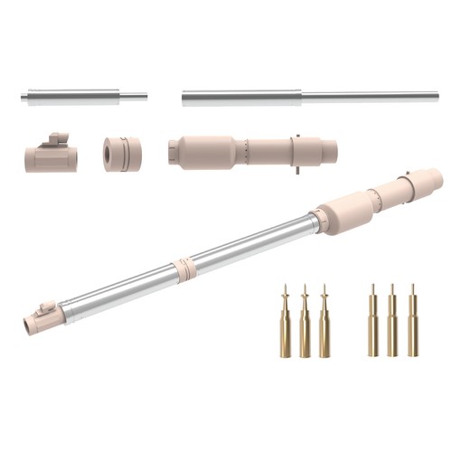 Metal barrel shell part - 1/35,