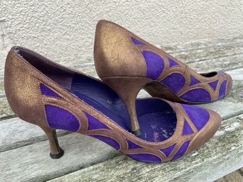 Lulu guinness purple bronze - guinness,