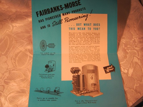 Fairbanks morse co - , &