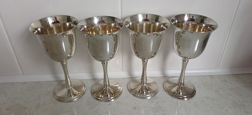 Vintage silver plated wine - vintage,