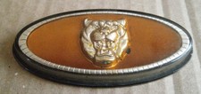 Jaguar XJ Series  Steering Wheel Centre gold Jaguar Emble badge (good condition)