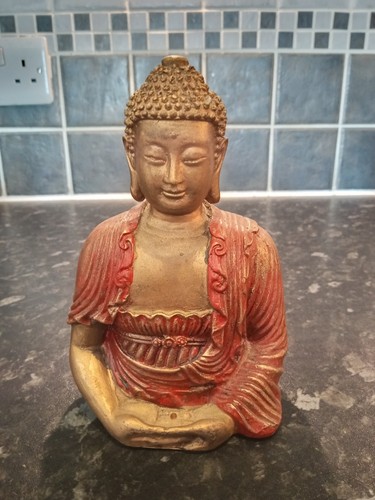 Resin buddha statue - resin,