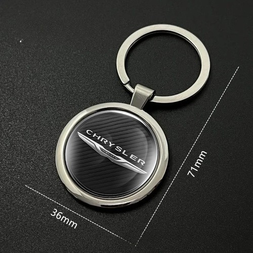 Chrysler metal keychain - metal,