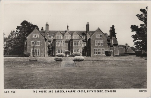 Devon postcard house - postcard:, and