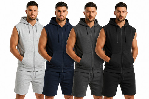 Mens hoodie short tracksuit - short,