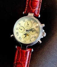 *SALE*STAUER Stainless Steel Graves® '33 DesignerWristwatch Ivory Dial